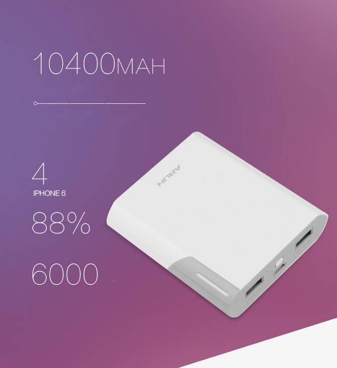 Pin Sạc Dự Phòng Arun 10400Mah - Hàng Chính Hãng