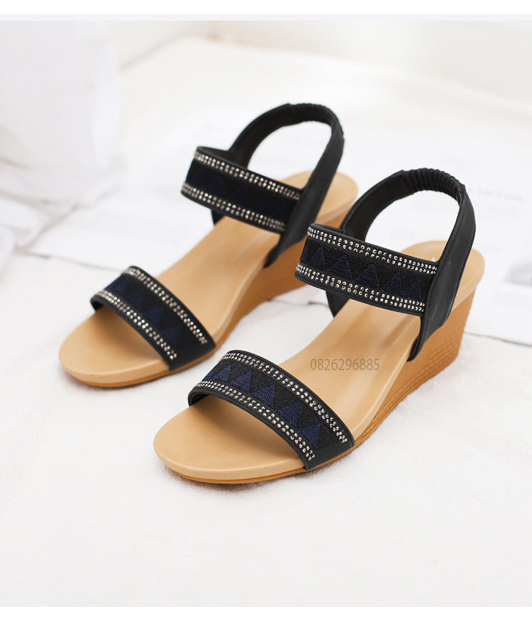 Giày quai ngang nữ giày sandals nữ dép quai hậu nữ cao 5 cm - 320-270