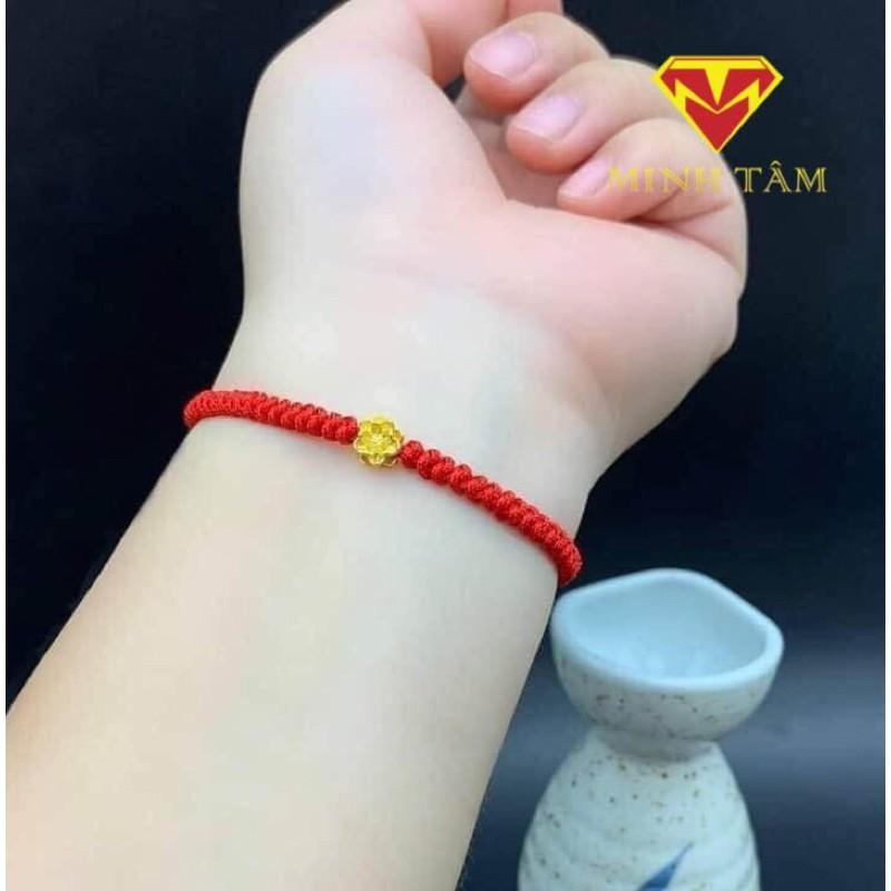 Charm sen vàng size mini