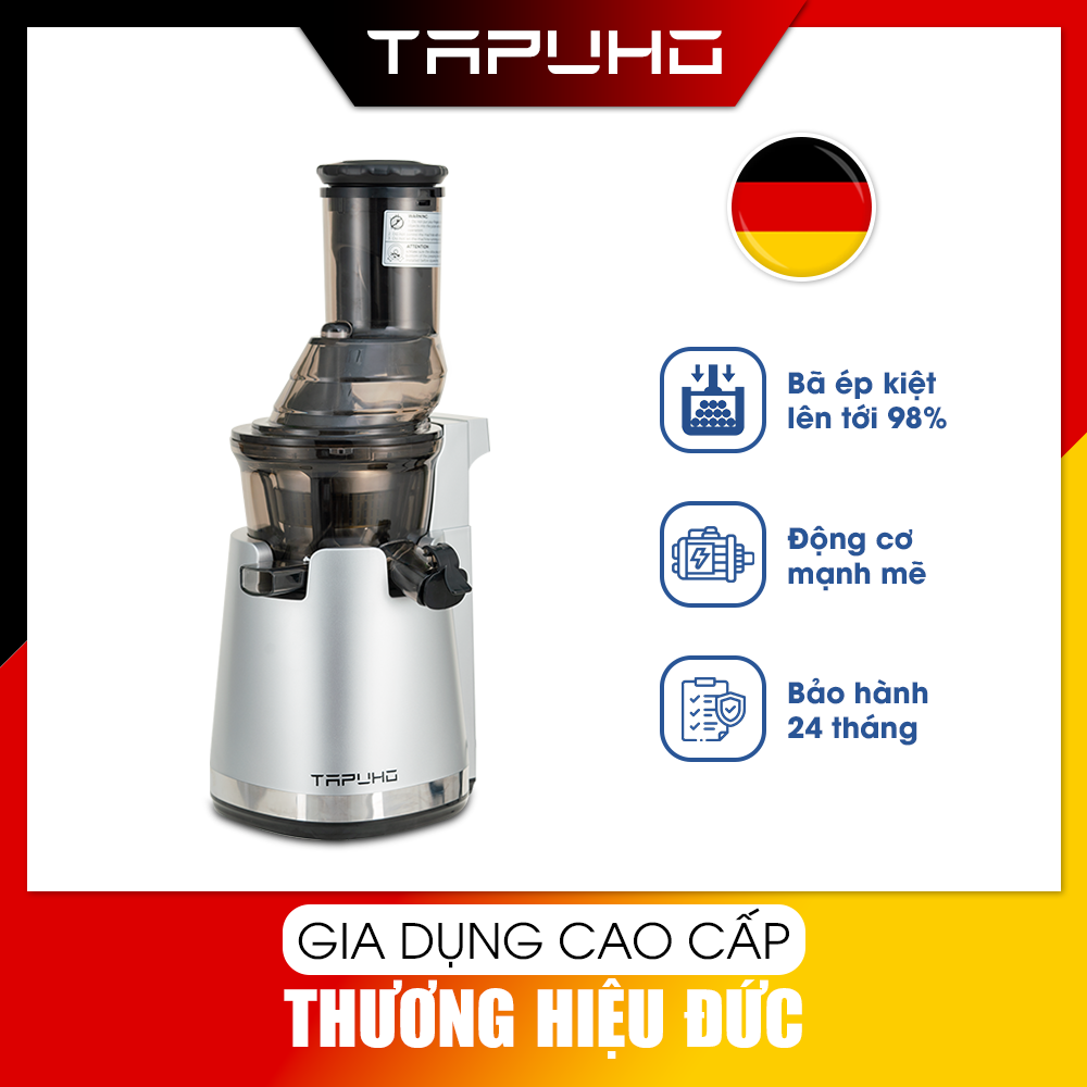 Máy Ép Chậm TAPUHO TS30 | Công Suất 250W | Kiệt Bã 98% | Hàng Chính Hãng