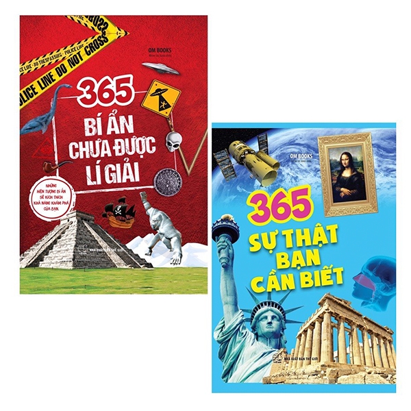 Bộ Sách 365 Bí Ẩn Chưa Được Lí Giải + 365 Sự Thật Bạn Cần Biết