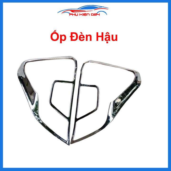 Ốp viền đèn pha hậu mạ crom Honda Jazz chống trầy trang trí bảo vệ xe