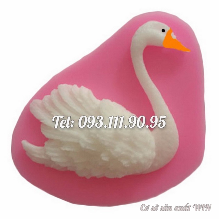 Khuôn rau câu silicon Thiên Nga – Mã số 1671