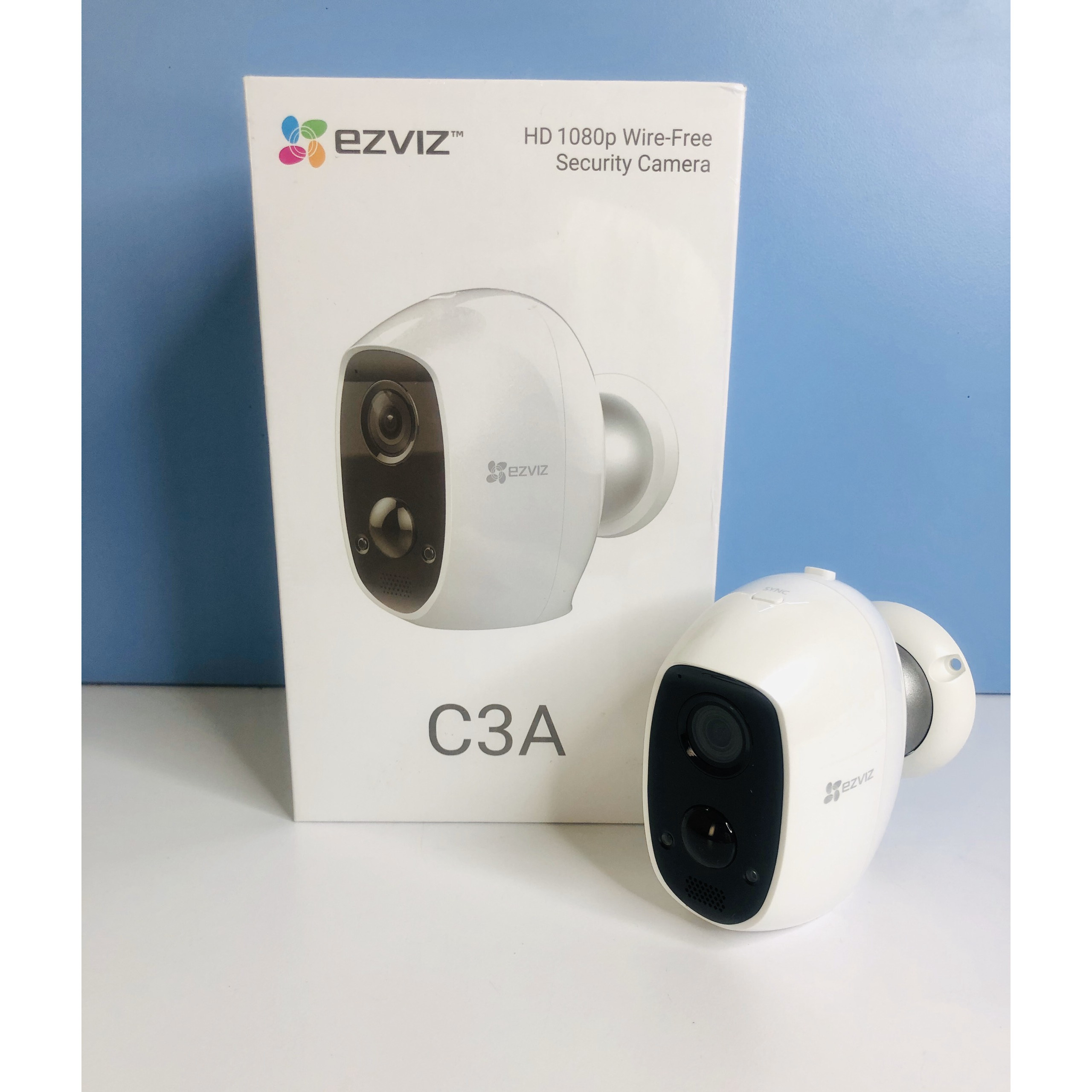 Camera Ip Wifi Ezviz C3A  Full HD 1080P (Pin Sạc) - Hàng Chính Hãng