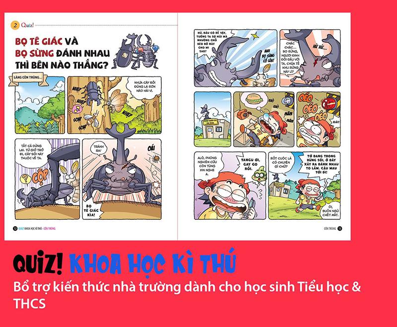 Quiz! Khoa Học Kì Thú: Côn Trùng (Tái Bản 2020)