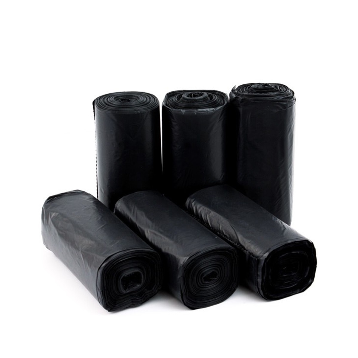 Set 3 Cuộn Túi Đựng Rác Size Trung 65X55Cm Tự Phân Hủy Màu Đen Nặng 1Kg