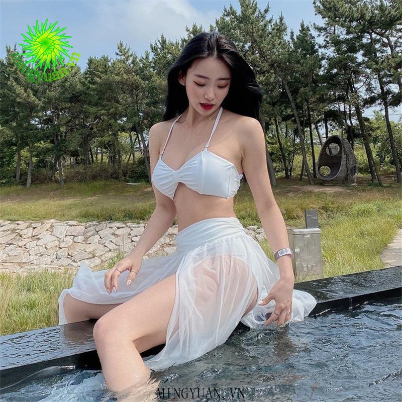 Set Bikini Kèm Áo Khoác Ngoài Quyến Rũ Cho Nữ