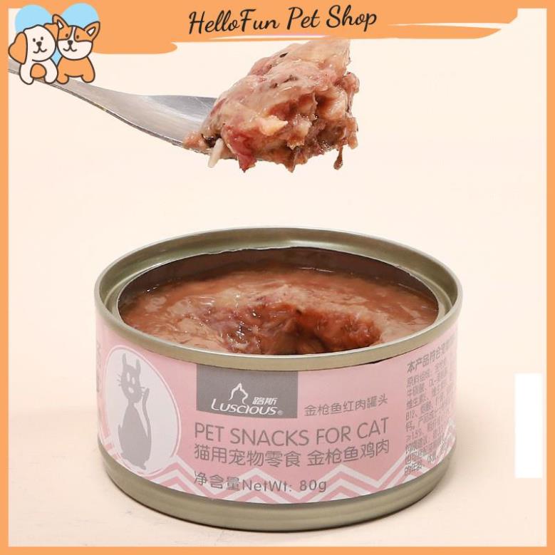 Pate cá ngừ Luscious cho mèo 80gr