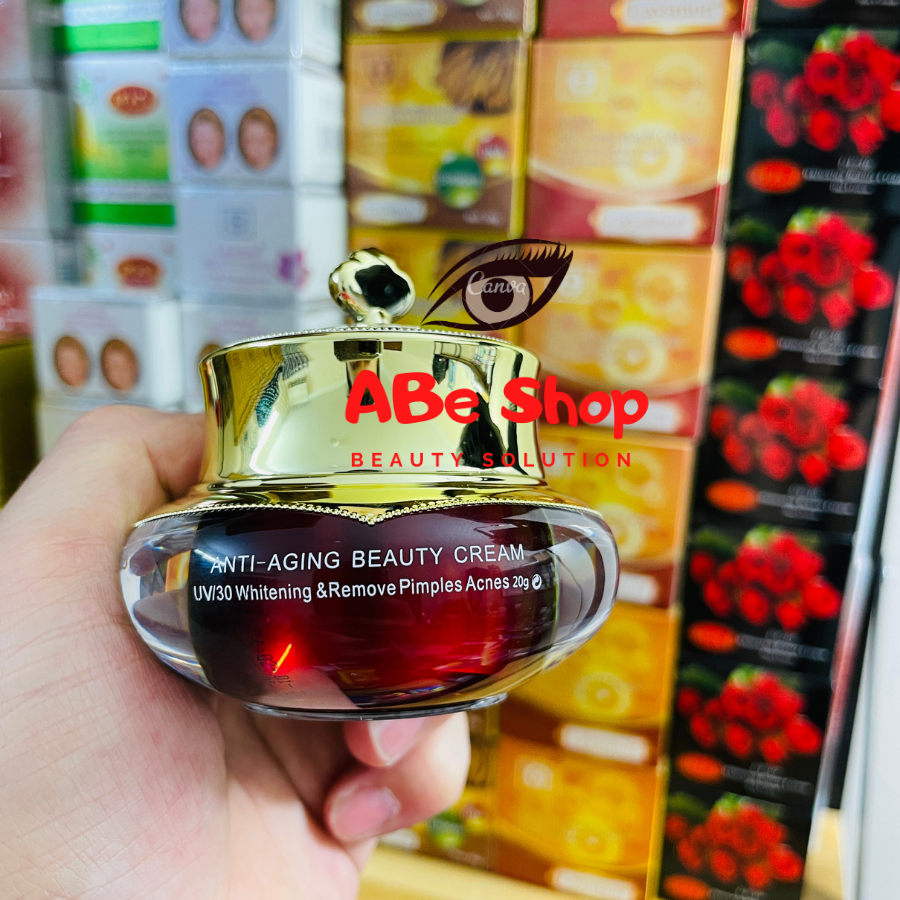 KEM LAYSMON UV/30 - ANTI-AGING BEAUTY CREAM 20G - CHỐNG NHĂN - CHỐNG LÃO HOÁ