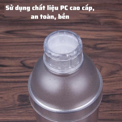 Nắp bình lắc pha chế shaker bằng nhựa cafe cocktail cao cấp đẹp dày dặn phù hợp với bình 350ml-500ml-700ml-1000ml