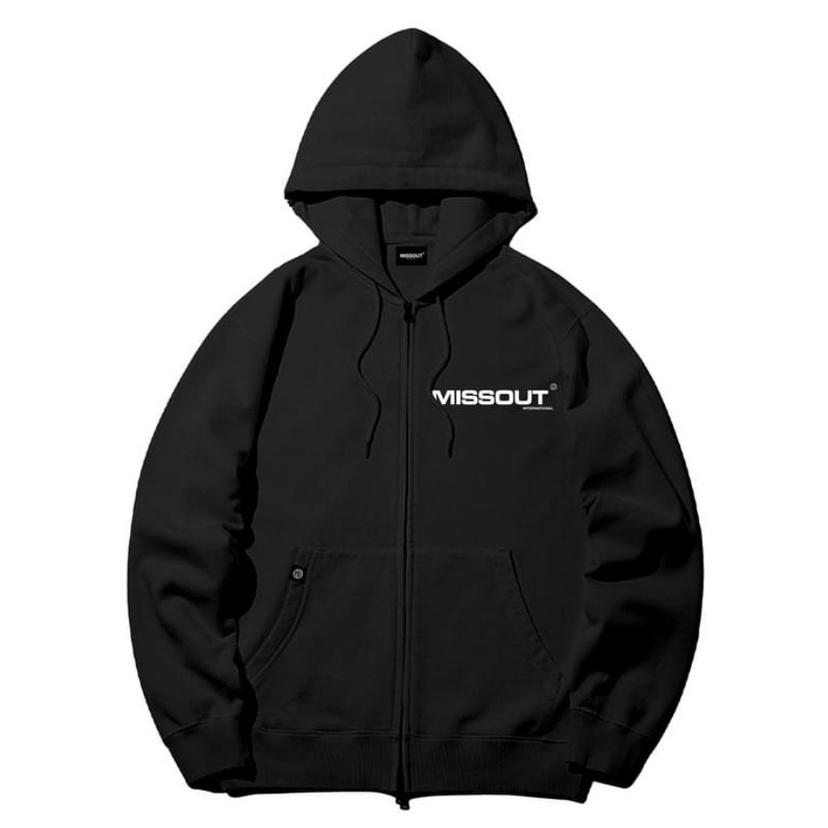 Áo Hoodie nam nữ MISISOUT kiểu khóa ZIP chất nỉ ngoại cao cấp phong cách hiện đại cá tính siêu đẹp