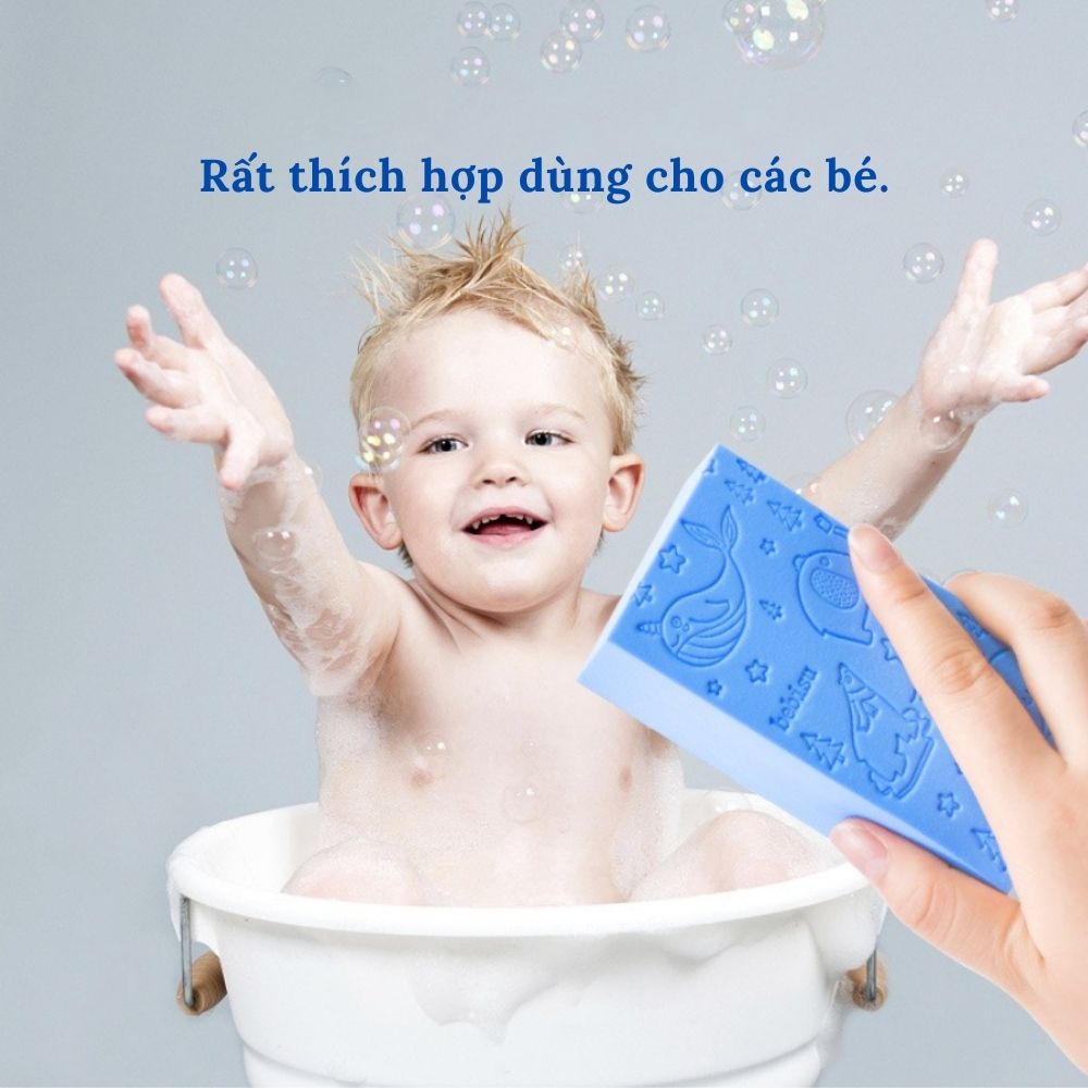 Miếng Mút Kỳ Ghét Hàn Quốc PORORO Siêu Mềm Mại Tẩy Da Chết Tạo Bọt Bảo Vệ Da Nhiều Màu Dễ Thương