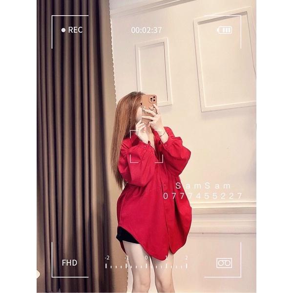 ÁO SƠ MI NHUNG ĐUÔI TÔM