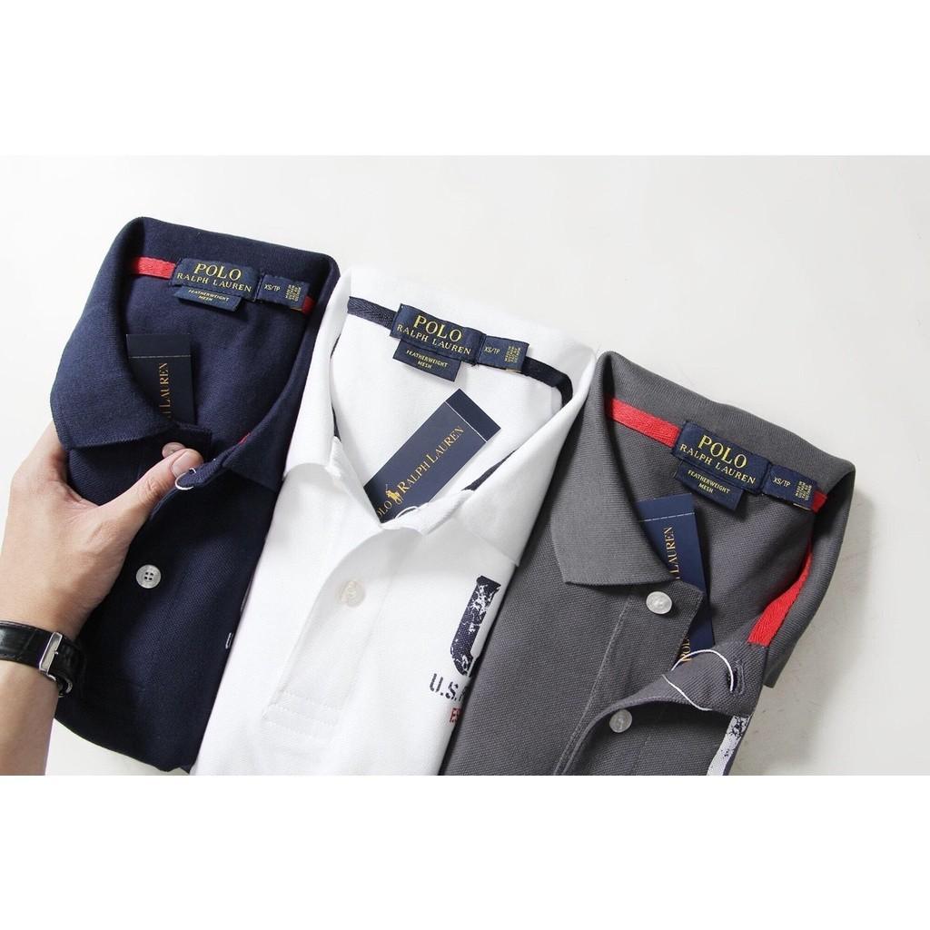 Áo thun polo US hàng xuất khẩu - xanh đen
