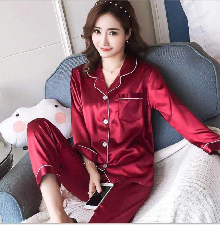 Bộ đồ pijama nữ quần dài và áo tay dài C093