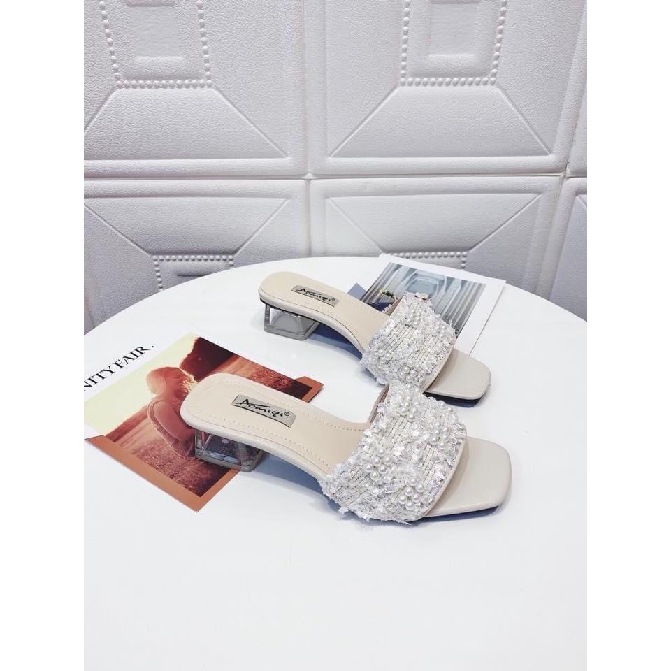 GUỐC QUAI NGANG XÙ ĐÍNH HẠT - 3P