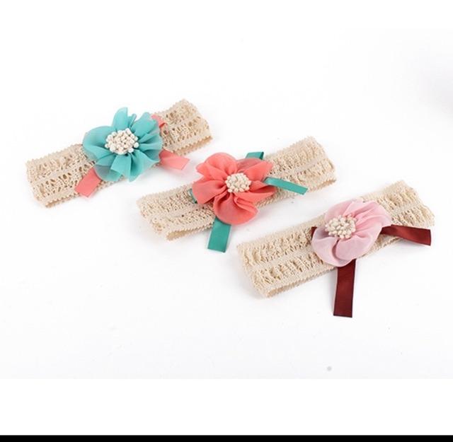 Băng đô lưới ren cho bé