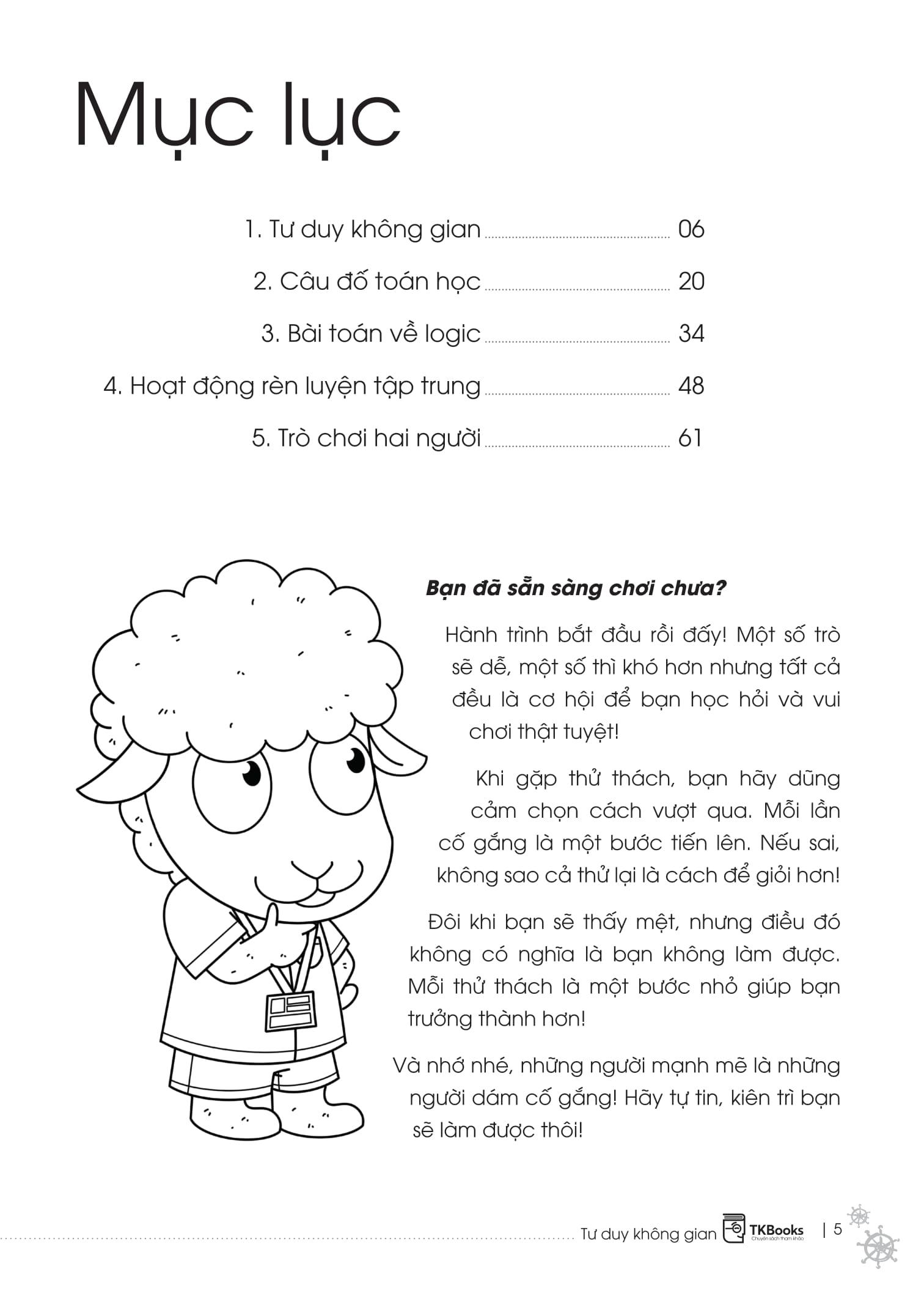 Sách - STEM Trò Chơi Phát Triển Tư Duy - Tuổi 5+ - Tập 4
