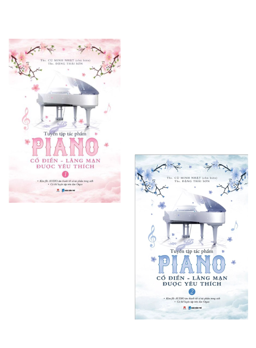 Combo Tuyển Tập Tác Phẩm Piano Cổ Điển - Lãng Mạn Được Yêu Thích (Bộ 2 Tập)