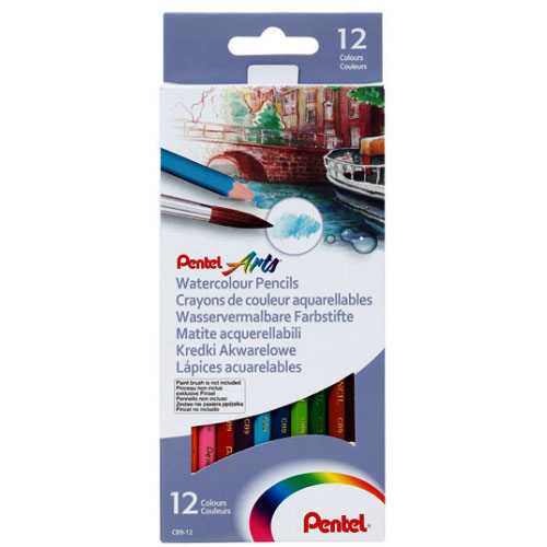 Bút Chì Màu Nước CAO CẤP PENTEL CB9 | Chất Chì Mềm, Dễ Tán, Dễ Pha Trộn Màu