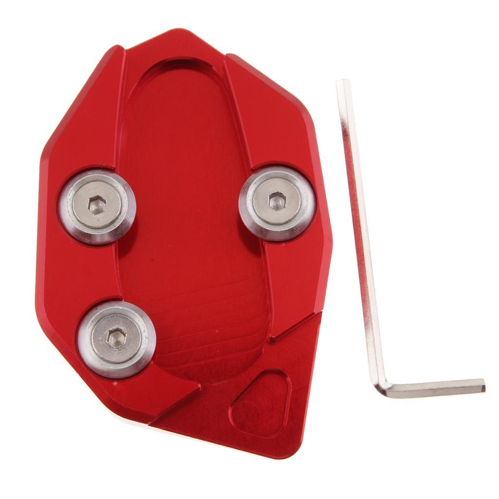 Kickstand Side Stand Extension Pad Plate for T-MAX530 08-14 Red