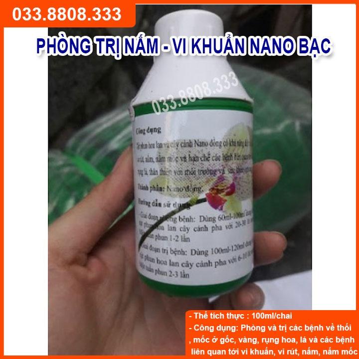 Chế Phẩm Vi Lượng NANO-AG - 100ml - Chuyển Dùng Cho Hoa Lan, Cây Cảnh