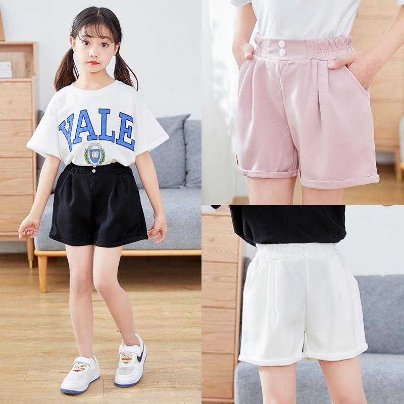 Quần đùi, quần short cho bé gái phong cách Hàn Quốc, vải kaki mềm, nhiều màu size từ 2 đến 8 tuổi