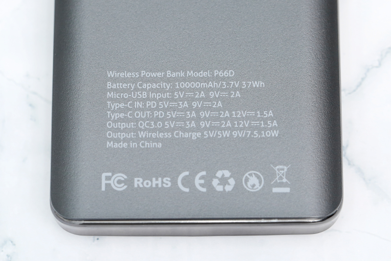 Pin sạc dự phòng không dây Polymer 10.000 mAh Type C PD QC3.0 X-mobile P66D - Hàng chính hãng