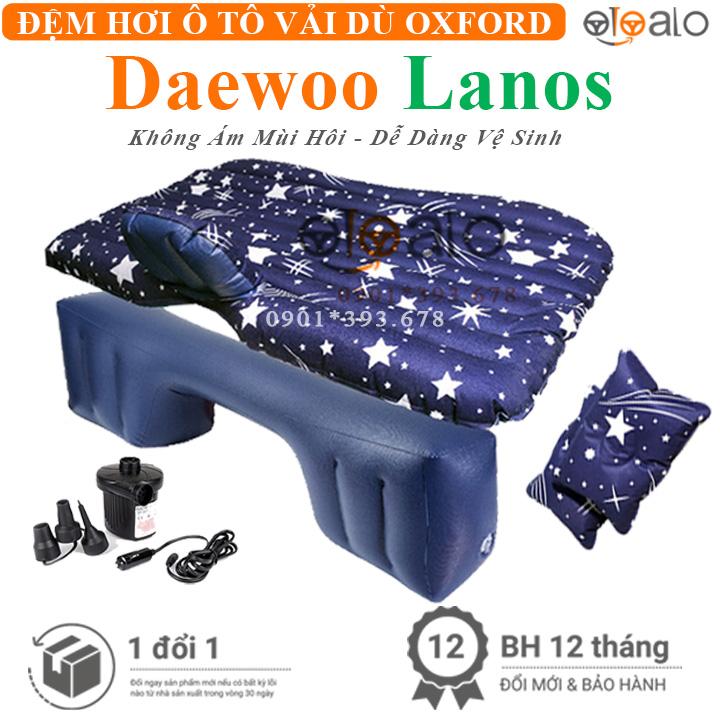 Đệm hơi ô tô Daewoo Lanos vải dù Oxford CAO CẤP họa tiết ngôi sao