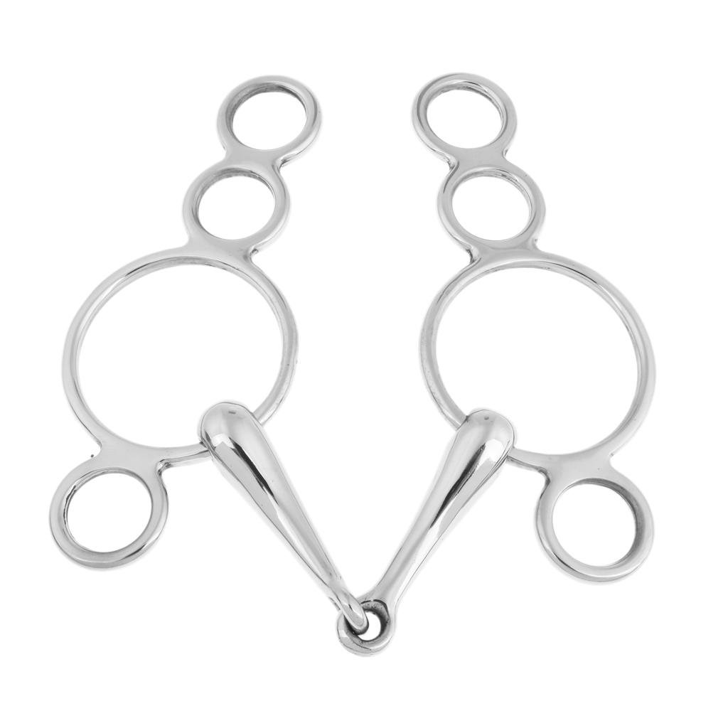 English Horse Riding Equestrian Gag Bit 135mm Horse Tack