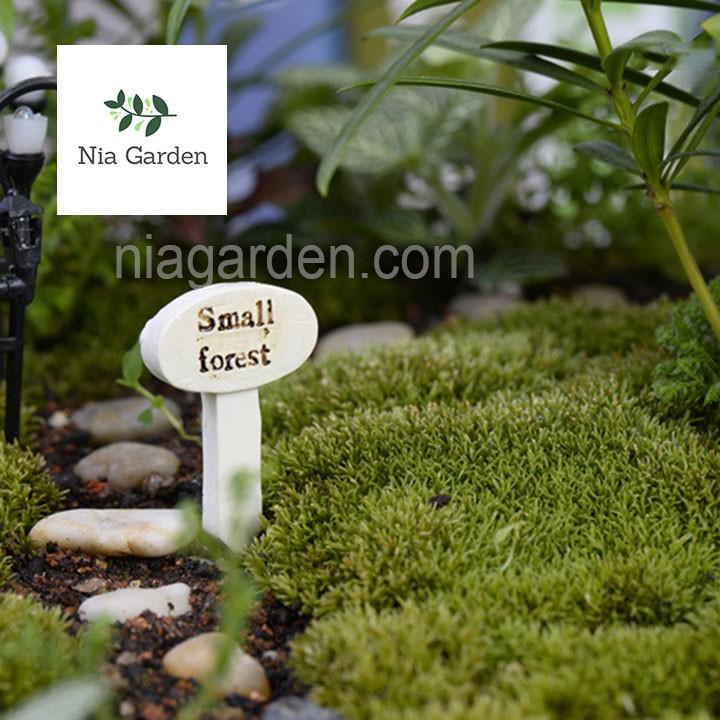 Phụ kiện bảng hiệu vườn trang trí tiểu cảnh terrarium, chậu cây cảnh