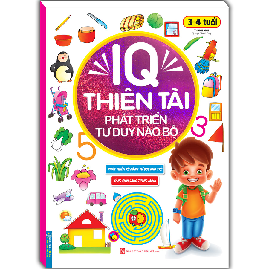 Iq Thiên Tài Phát Triển Tư Duy Não Bộ 3-4 Tuổi