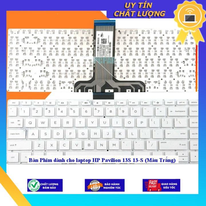 Hình ảnh Bàn Phím dùng cho laptop HP Pavilion 13S 13-S (Màu Trắng) - Hàng Nhập Khẩu New Seal