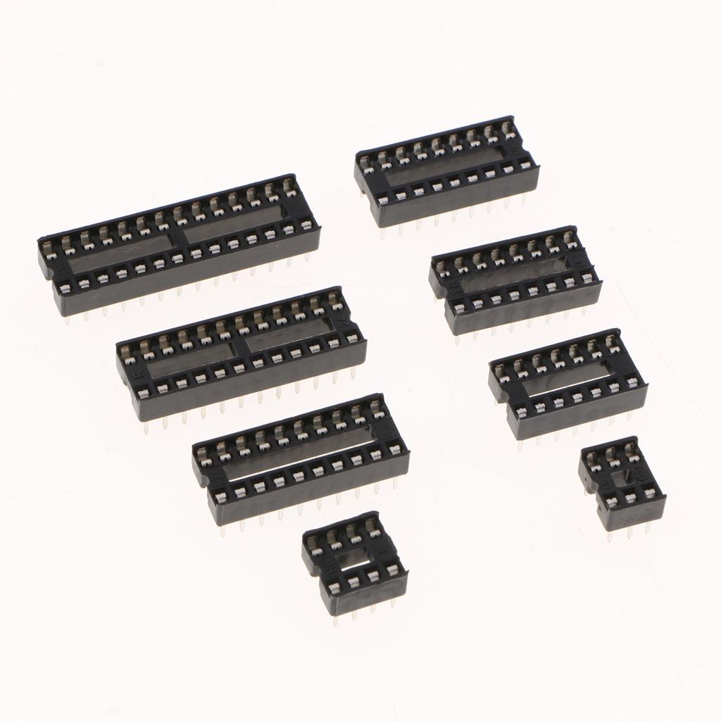 2 Bộ Đôi Hàng Nhúng IC Ổ Cắm Cổng Kết Nối Bộ Chuyển Đổi Assortment Bộ Mỏ Hàn Loại