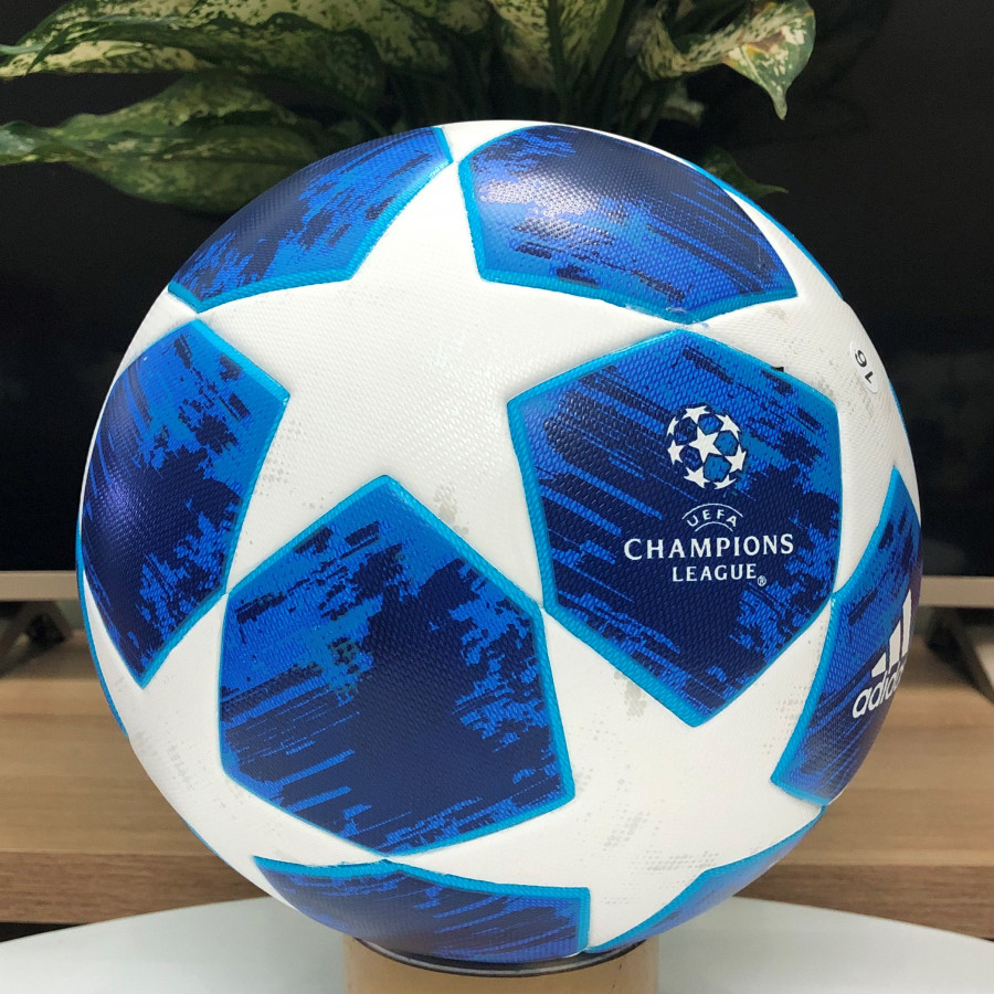 Quả bóng đá UEFA CHAMPIONS LEAGUE 2019 màu xanh size 5 bóng đúc