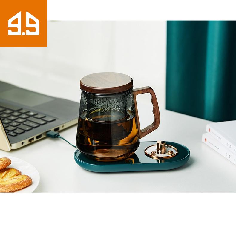 Tách uống trà/ uống nước kiểu nhật có nắp văn phòng bằng thủy tinh cốc dung tích lớn cốc