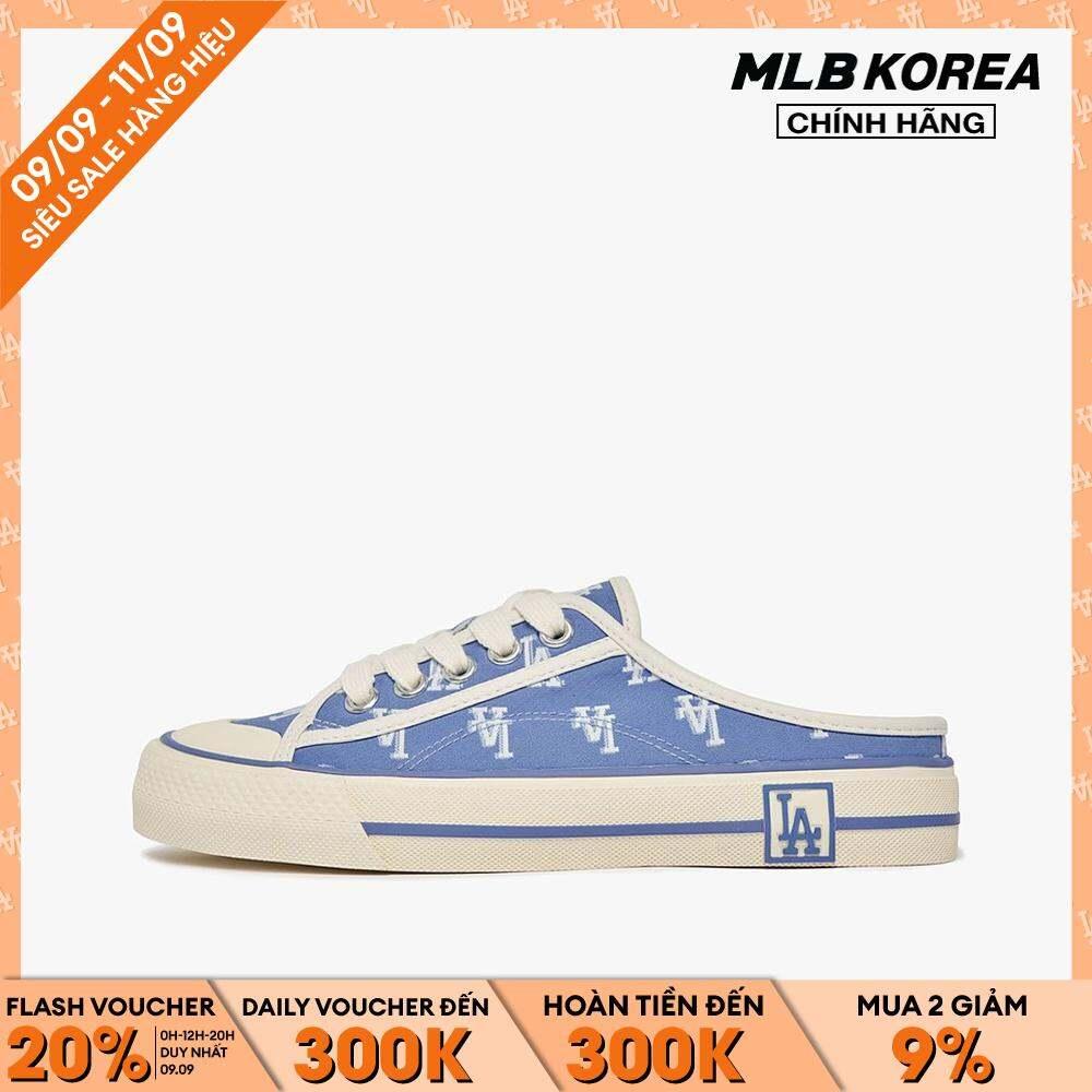 MLB - Giày mules unisex đế bệt thời trang Monogram 3AMUPBM3N-07CBL