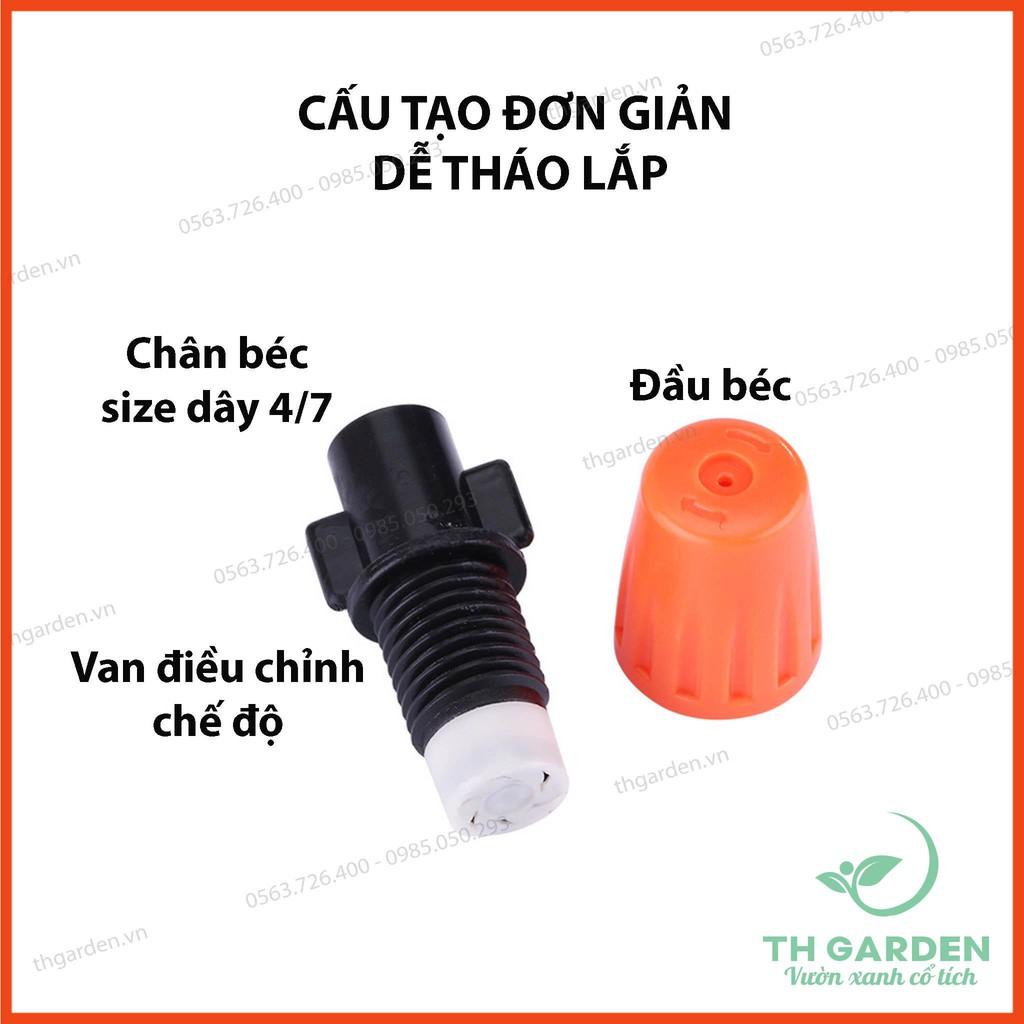 Hệ Thống Phun Sương Tưới Cây Tự Động TH Garden - Béc Phun Sương Cao Cấp Phun Sương Làm Mát - Tiết Kiệm Tới 95% Công Sức - Hệ Thống Phun Sương Làm Mát