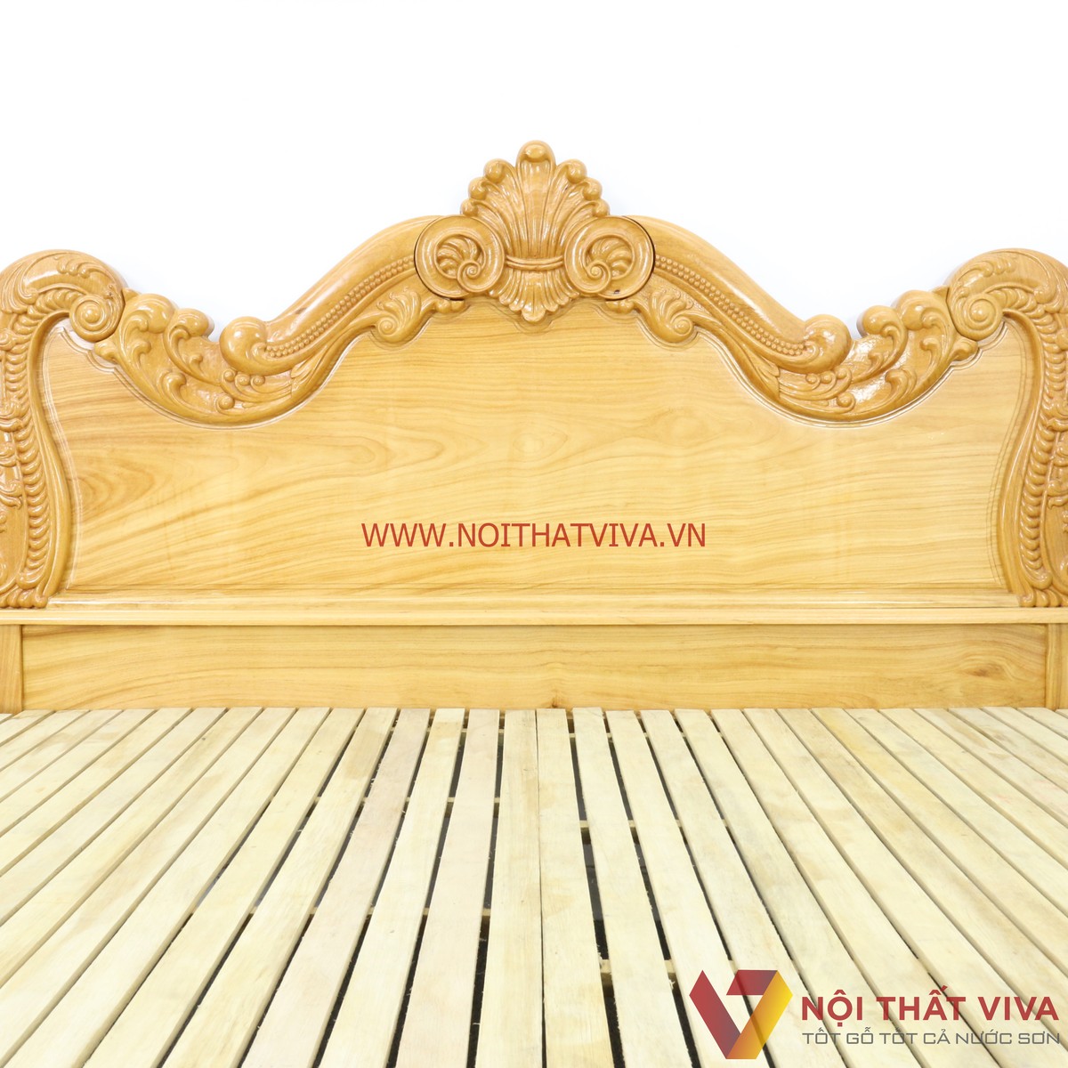 Giường Ngủ Gõ Đỏ Chạm Hoa Văn Tân Cổ Điển Cao Cấp