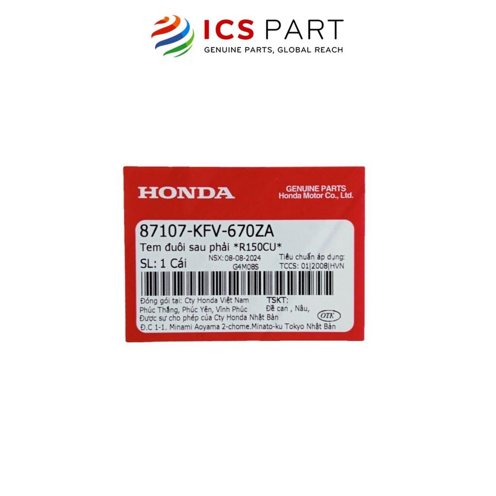 Tem Đuôi Sau Phải HONDA Dream 100 (87107KFV670ZA)