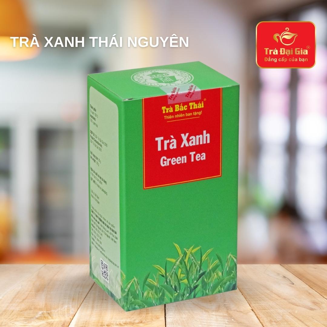 Trà xanh Thái Nguyên hộp 80g - Trà Đại Gia