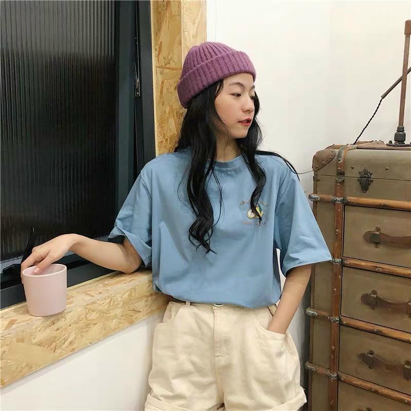 Áo Thun Tay Lỡ Unisex Freesize từ 40-70kg
