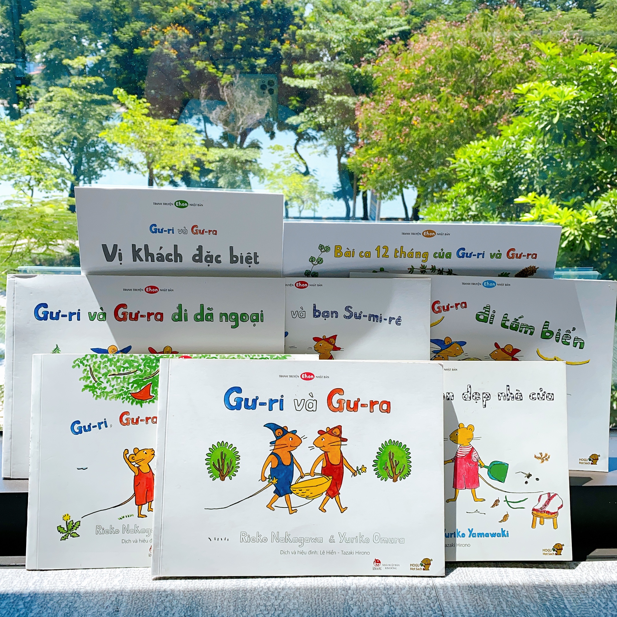 Ehon - Phát triển quan sát - Combo "Gư- ri , Gư- ra du ký" - cho bé 3-6 tuổi