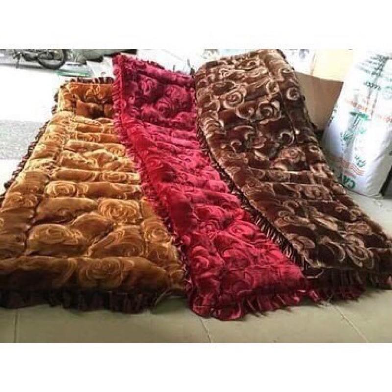 Thảm nỉ nhung trải ghế , vân hoa nổi sang trọng đủ 3 màu