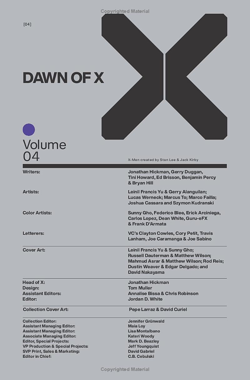 Dawn Of X Vol. 4