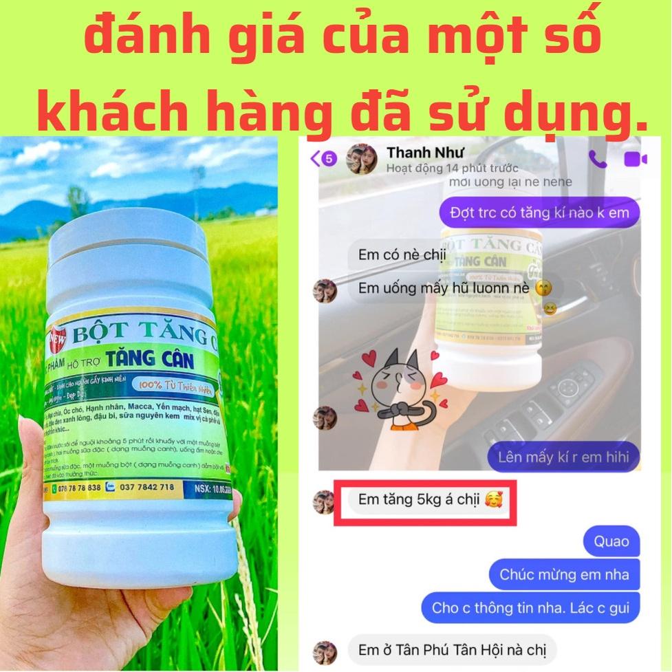 Bột tăng cân Mị Hương 500gram hỗ trợ tăng cân bổ sung dưỡng với thành phần tự nhiên an toàn cam kết chính hãng