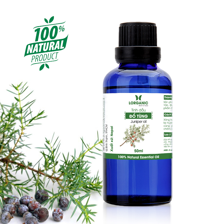 Tinh dầu đổ tùng Juniper oil (twigs &amp; berries) 50ml