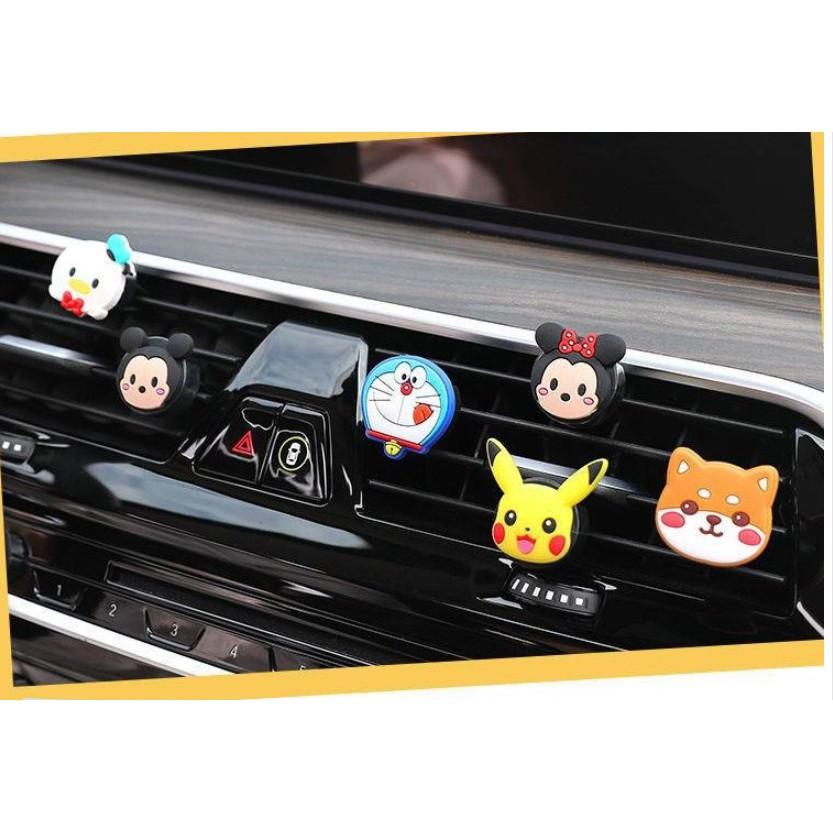 Sáp thơm cài cửa gió ô tô gắn nhiều họa tiết, thiên nga dễ thương -Hoàng Đông Shop.