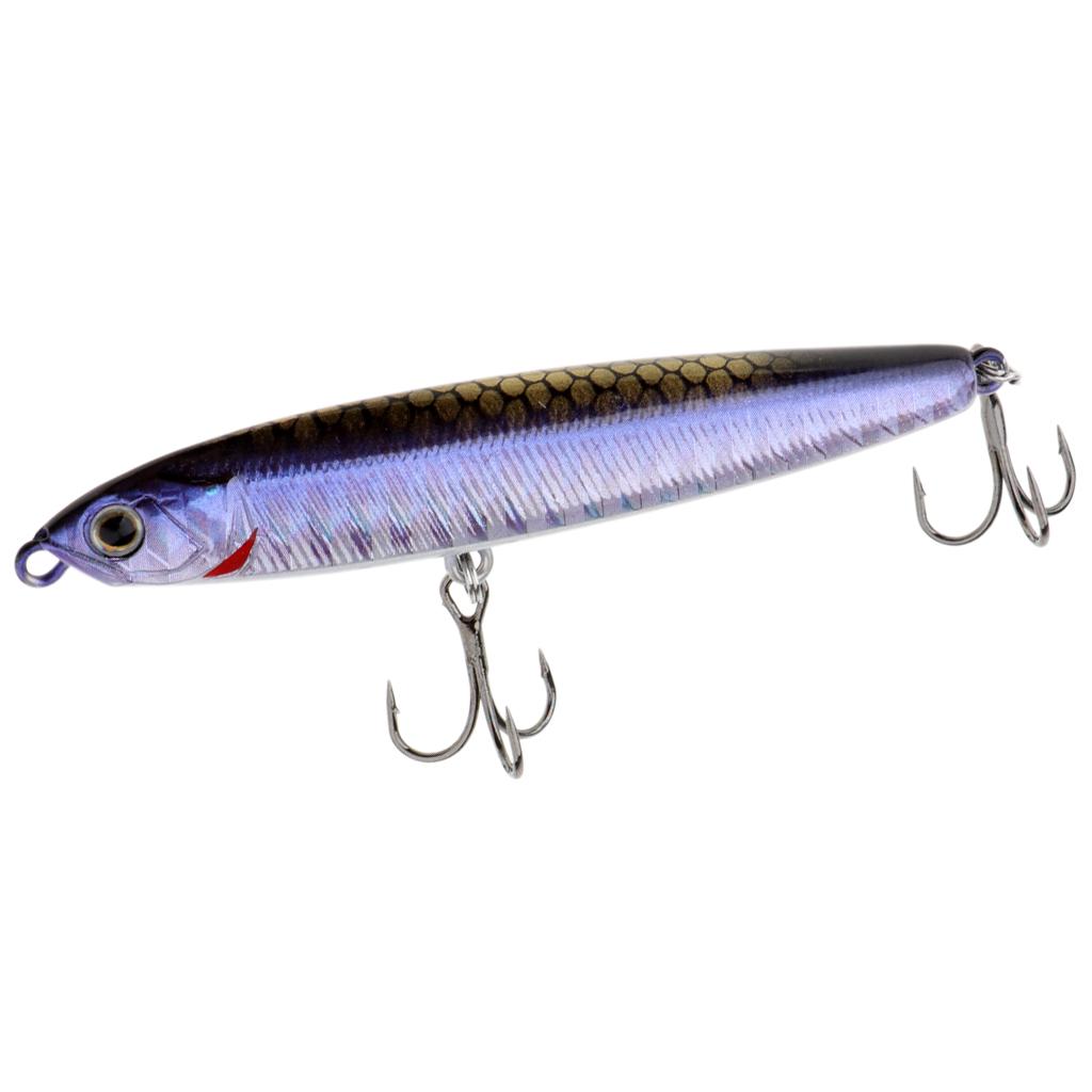 Fishing Lure Bait 7.5cm-2.95"/10g Lead Fish Baits Nickel Jigging Silver