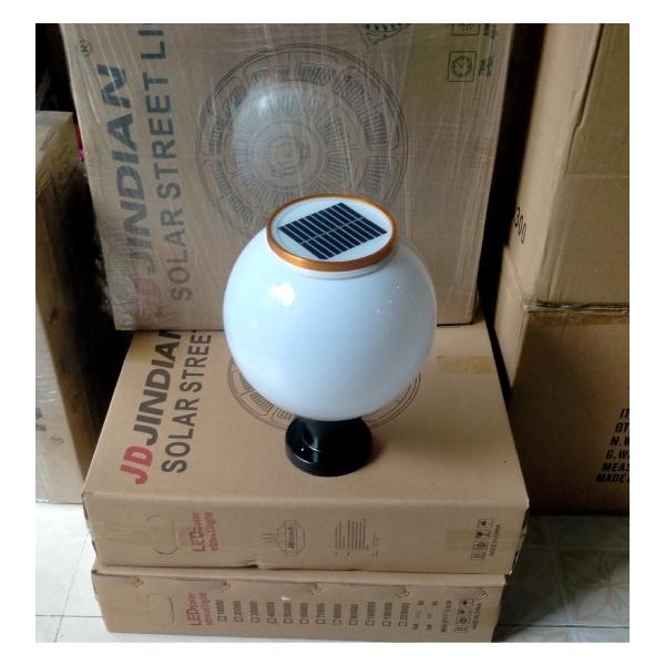 Đèn trang trí trụ cổng, sân vườn năng lượng mặt trời 3W JDX75 Jindian - Đường kính 25CM